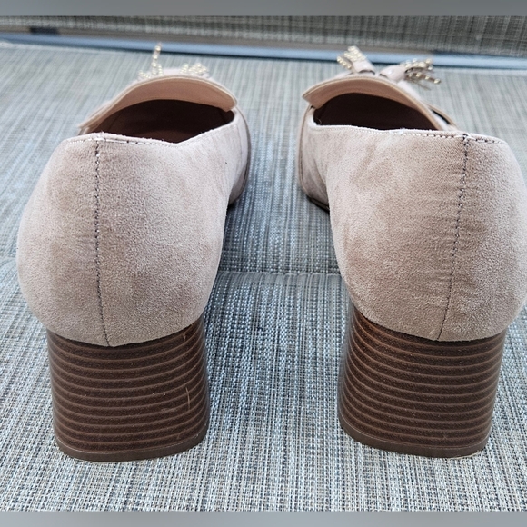 Kelly and Katie Beeka Tassel Heeled Loafers Women 10M - Picture 2 of 7